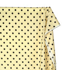Big Dots Printed Cotton Lawn - Butter/Black