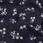 Darling Cotton Lawn - Navy/Ecru