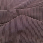 Medium Weight Bamboo Rib Knit - Raisin