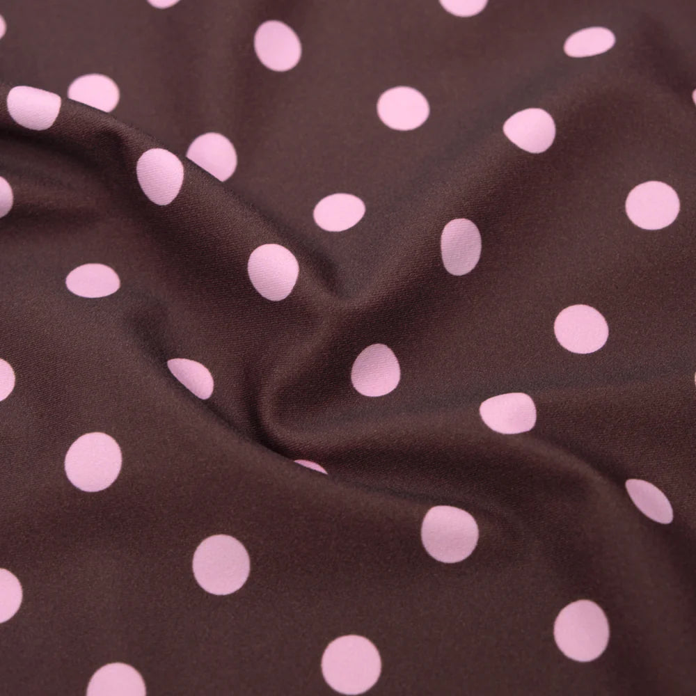 Nylon Swim Tricot - Dusty Mauve/Candy Floss