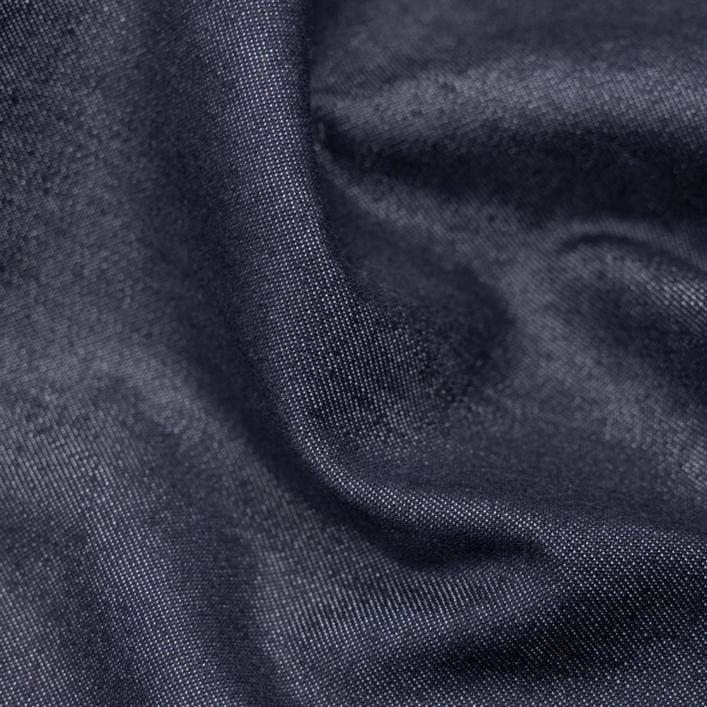8oz Organic Cotton Lyocell Denim - Dark Indigo