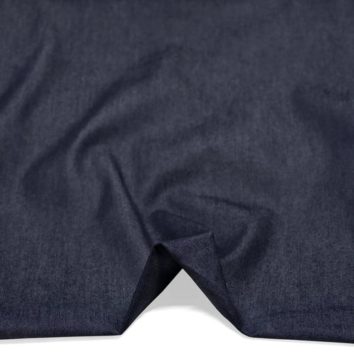 8oz Organic Cotton Lyocell Denim - Dark Indigo