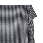 Plaid Hemp Lyocell Blend - Black/Cloud