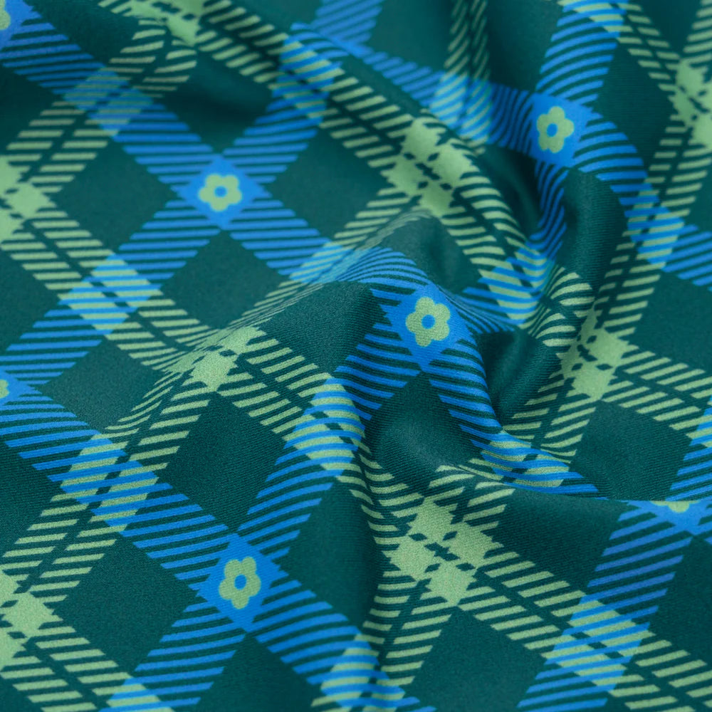 Recycled Nylon Swim Tricot - Lake/Cerulean