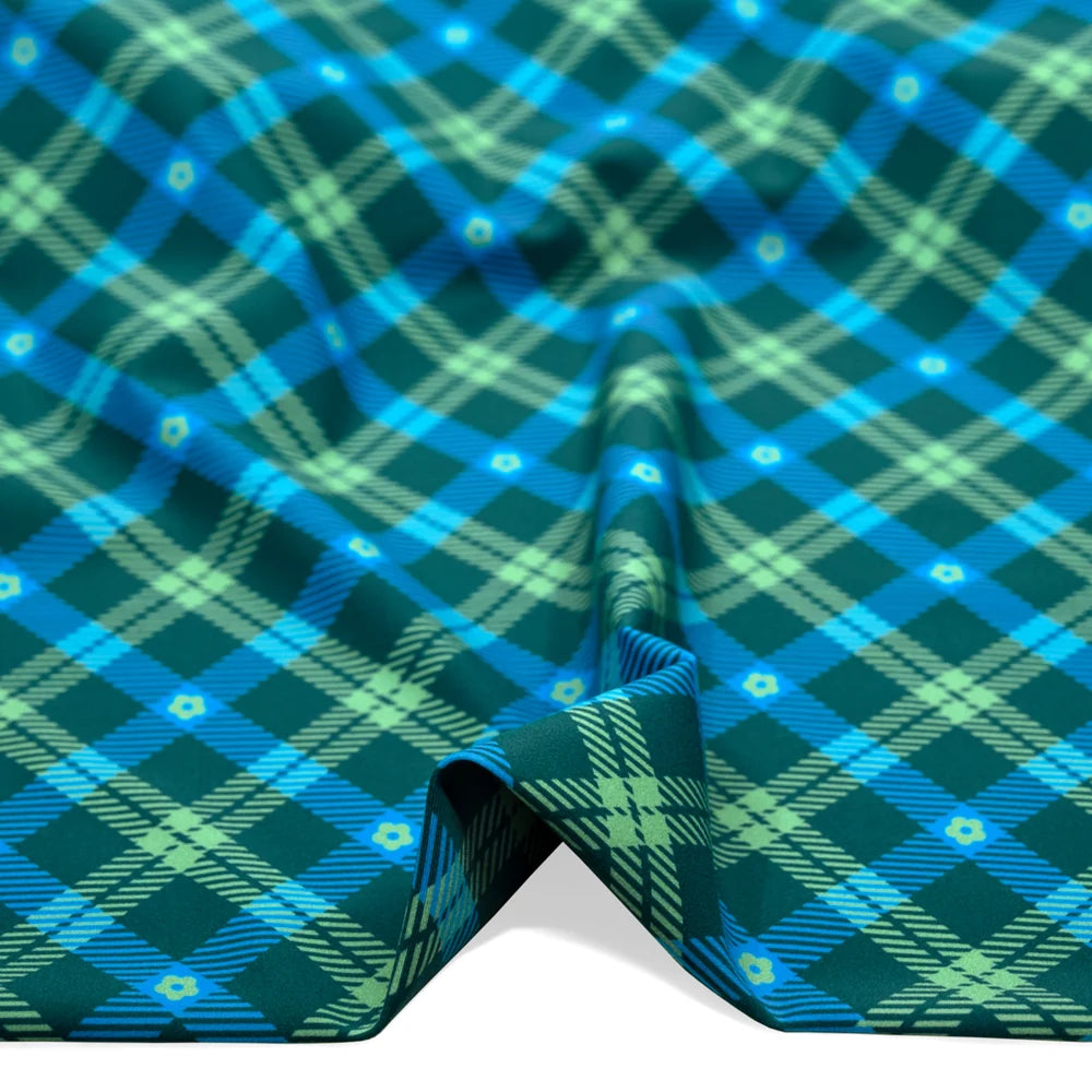 Recycled Nylon Swim Tricot - Lake/Cerulean