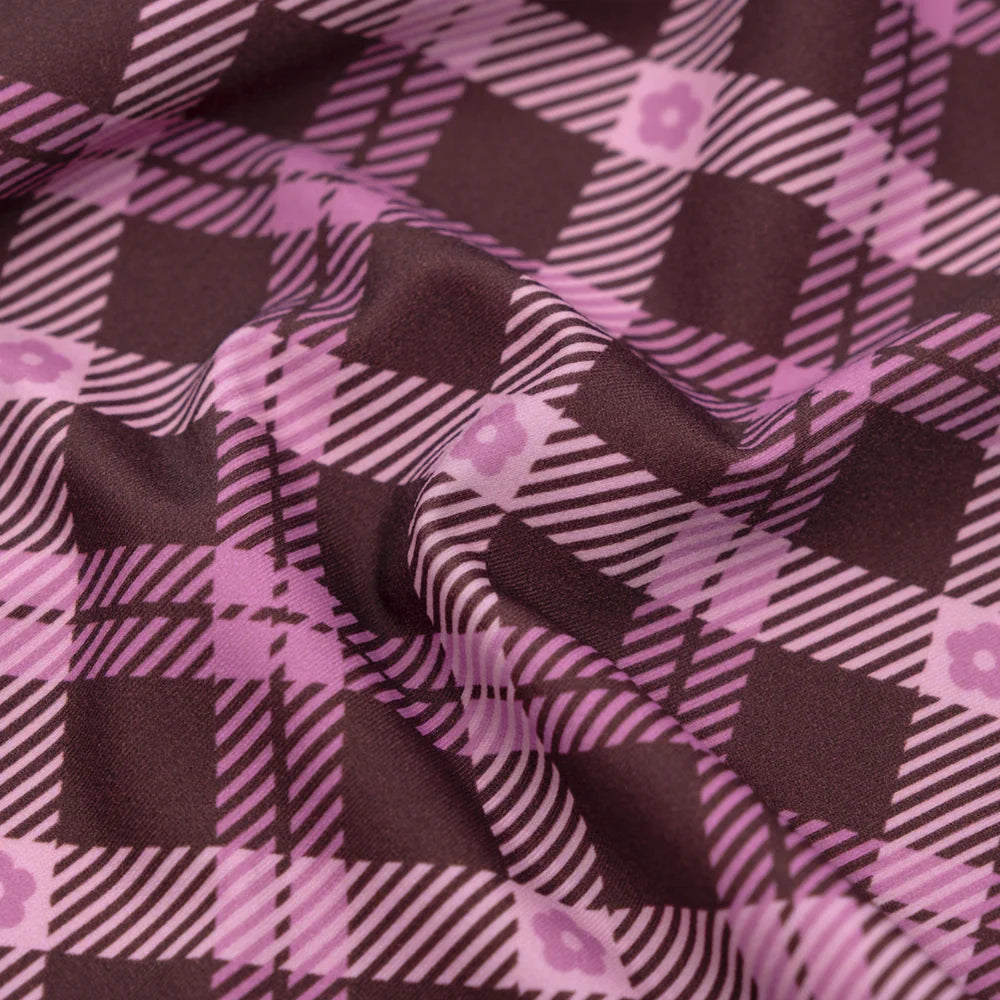 Recycled Nylon Swim Tricot - Dusty Mauve/Candy Floss
