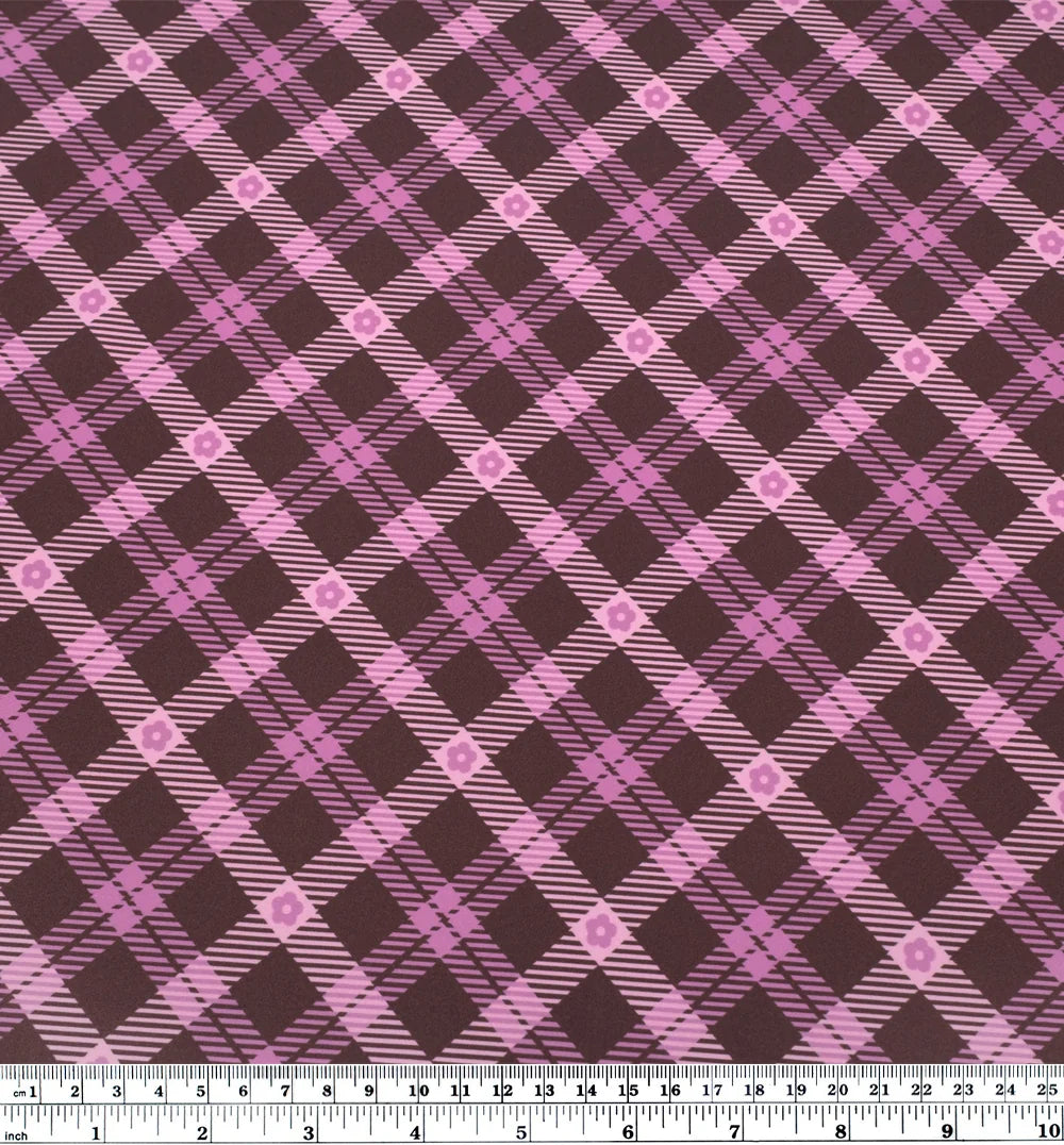 Recycled Nylon Swim Tricot - Dusty Mauve/Candy Floss