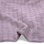 Sherbert Plaid Stonewashed Linen - Thistle