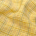 Sherbert Plaid Stonewashed Linen - Lemon Drop