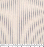 Stripe Washed Cotton Shirting - Parchment/Ink