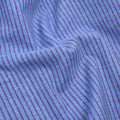 Striped Stretch Hemp Lyocell Blend - Cornflower/Berry