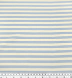 Sugar Stripe Cotton Rib Knit - Baby Blue