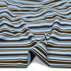 Sunkissed Stripe Recycled Nylon Swim Tricot - Russet/Baby Blue