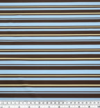 Sunkissed Stripe Recycled Nylon Swim Tricot - Russet/Baby Blue