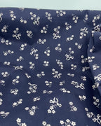 Darling Cotton Lawn - Navy/Ecru