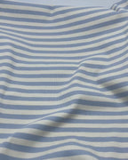 Sugar Stripe Cotton Rib Knit - Baby Blue