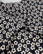 Recycled Nylon Swim Tricot - Black Liquorice