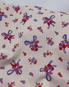Sweet Treat Cotton Lawn - Ivory/Cherry/Sky Blue